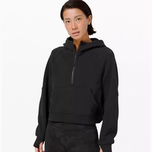 Lululemon Scuba Hoodie 1/2 Zip in Black